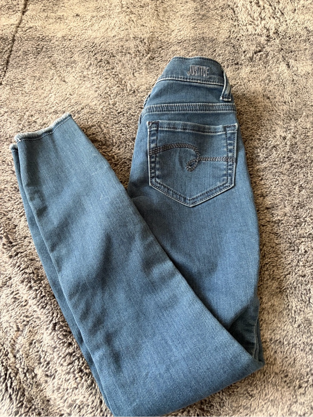 Justice Women's Blue Jeggings - Slim Fit